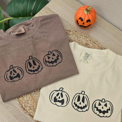 Three Pumpkins